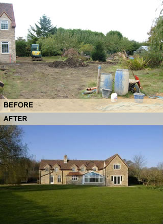 Lawns: Before and After Pictures
