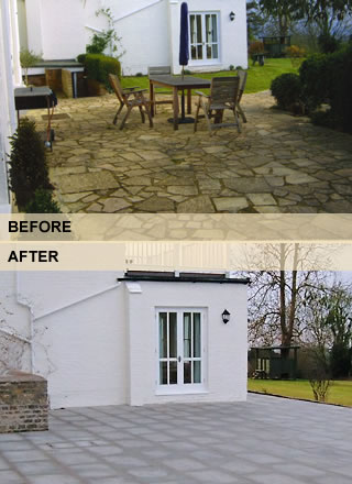 Patios, Terraces and Steps: Before and After Pictures